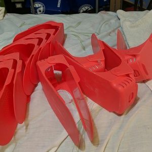 Shoe stackers.  10 of them..Sold as one unit.